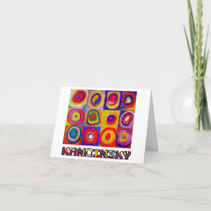 Cartes Pour Fêtes Annuelles Cercles de Kandinsky