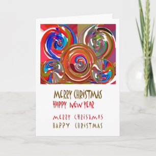 Cartes Pour Fêtes Annuelles Cercles de nettoyage Aura - Joyeux Noël Noël