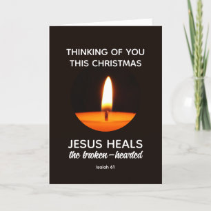 Cartes Pour Fêtes Annuelles Cérémonie PENSÉE À VOUS Jésus guérit Noël