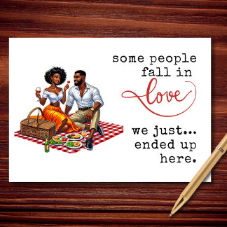 Cartes Pour Fêtes Annuelles Certaines personnes tombent amoureuses, nous avons