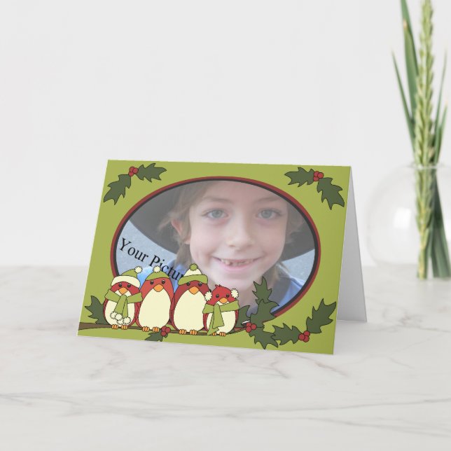 Cartes Pour Fêtes Annuelles Ces oiseaux de vacances (Devant)