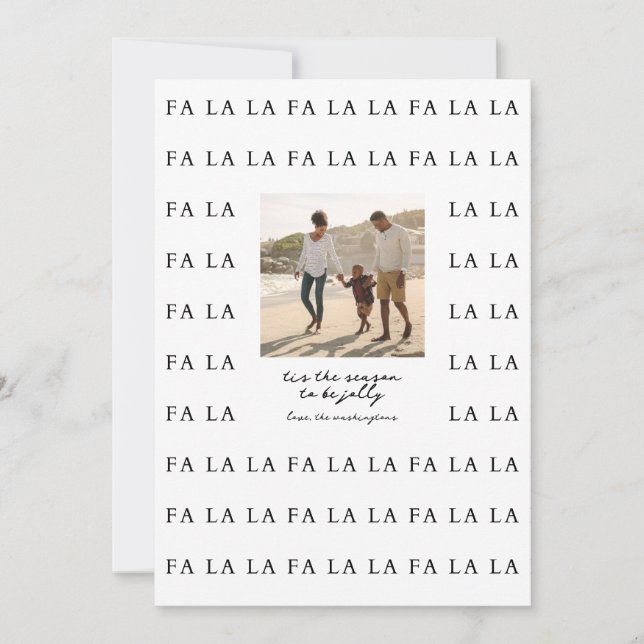 Cartes Pour Fêtes Annuelles C'est la saison | (Devant)