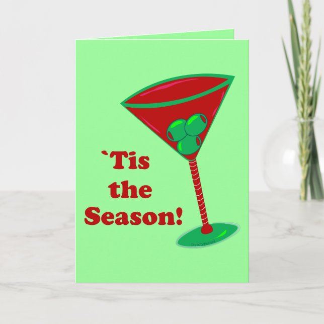 Cartes Pour Fêtes Annuelles `C'est la saison (Devant)