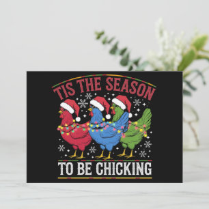Cartes Pour Fêtes Annuelles C'Est La Saison Pour Choisir Noël Poulet Occidenta
