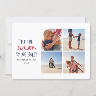 Cartes Pour Fêtes Annuelles 'c'est la saison trois photo famille noël