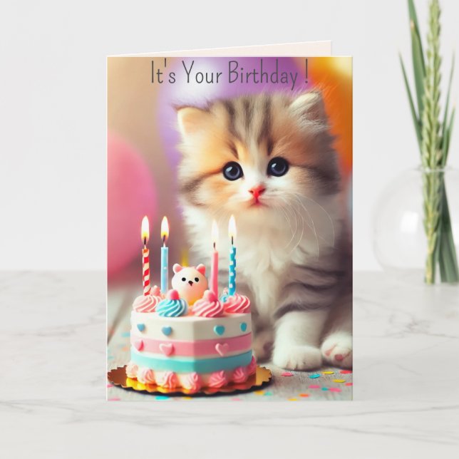 Cartes Pour Fêtes Annuelles C'est ton anniversaire (Devant)