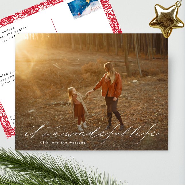 Cartes Pour Fêtes Annuelles C'est un merveilleux Noël (Créateur téléchargé)
