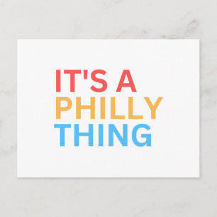 CARTES POUR FÊTES ANNUELLES C'EST UN TRUC DE PHILLY