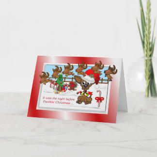 Cartes Pour Fêtes Annuelles C'Était La Nuit Avant Noël De Freakin