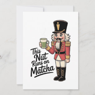 Cartes Pour Fêtes Annuelles Cette noix tourne sur Casse-Noisette Matcha de Noë
