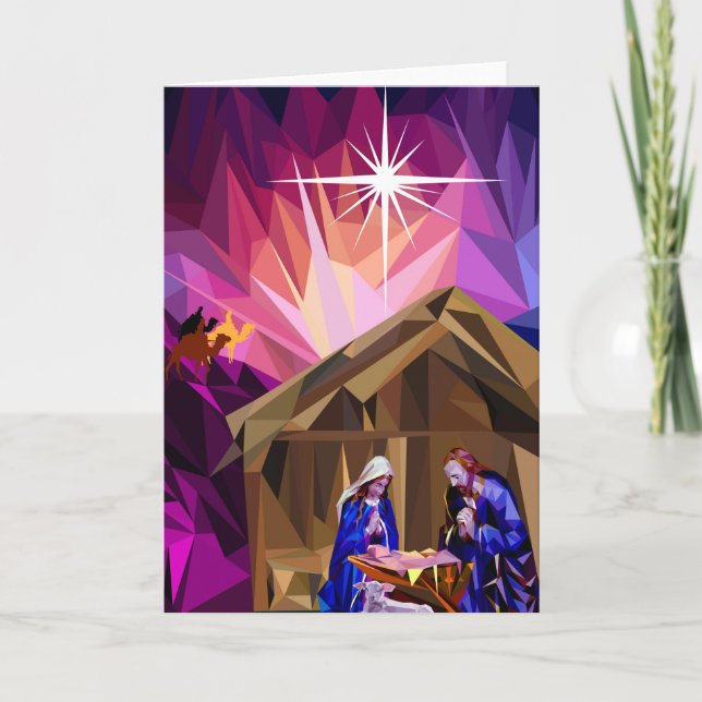 Cartes Pour Fêtes Annuelles Cette Nuit Sainte (Devant)