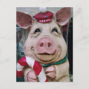 CARTES POUR FÊTES ANNUELLES CETTE PETITE PIGGIE DIT JOYEUSE NOËL