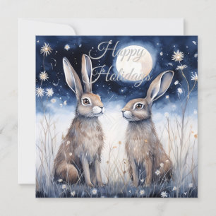 Cartes Pour Fêtes Annuelles Chalet d'hiver de Noël