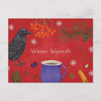 Cartes Pour Fêtes Annuelles Chaleur d'hiver, recueil de contes d'hiver Fête de