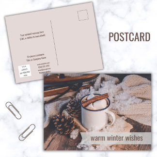 Cartes Pour Fêtes Annuelles Chaleureux hiver Désire Affaires Joyeux Vacances