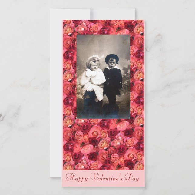 Cartes Pour Fêtes Annuelles CHAMP rose, rouge vif rose rouge vif (Devant)