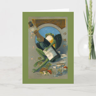 Cartes Pour Fêtes Annuelles Champagne millésimé Nouvel an