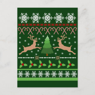 Cartes Pour Fêtes Annuelles Chandail de Noël moche drôle