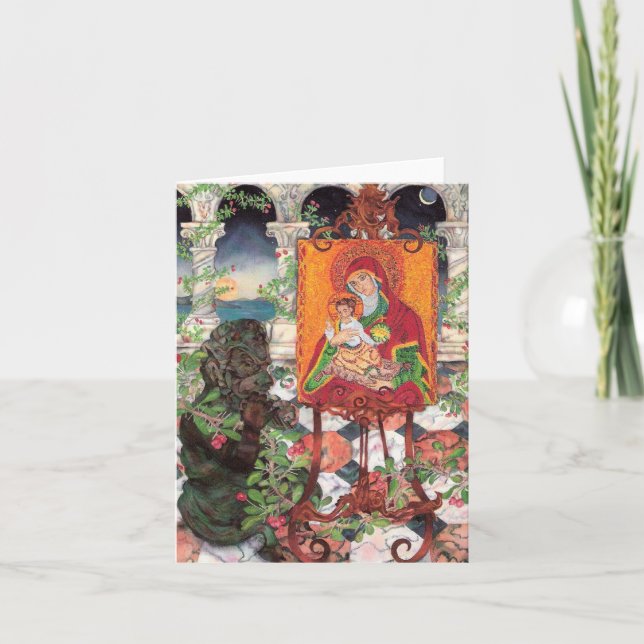 CARTES POUR FÊTES ANNUELLES CHANSON À LA MÈRE (Devant)