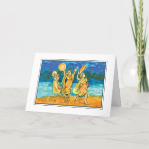 Cartes Pour Fêtes Annuelles Chanson de la pâque de Miriam