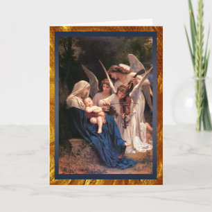 Cartes Pour Fêtes Annuelles Chanson de Noël d'anges
