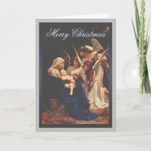 Cartes Pour Fêtes Annuelles Chanson de Noël d'anges