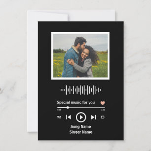 Cartes Pour Fêtes Annuelles Chanson pour My Love A Valentine's Day Card