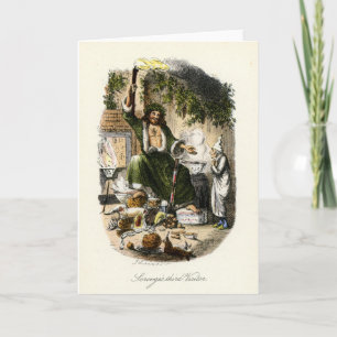 Cartes Pour Fêtes Annuelles Chant de Noël - fantôme de cadeau de Noël