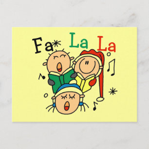 Cartes Pour Fêtes Annuelles Chanter des chansons de Noël Tshirts et cadeaux