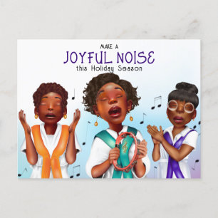 Cartes Pour Fêtes Annuelles Chanteur afro-américain
