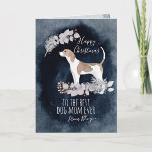 Cartes Pour Fêtes Annuelles Chanteur de renard personnalisé maman Noël