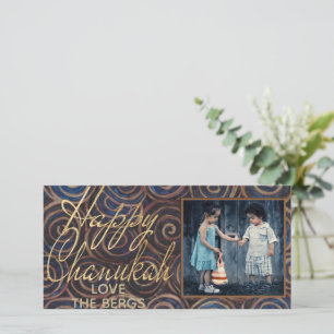 Cartes Pour Fêtes Annuelles Chanukah tourne les rêves