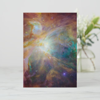 Cartes Pour Fêtes Annuelles Chaos au cœur du composite Spitzer Hubble d'Orion