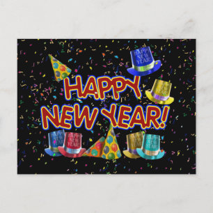 Cartes Pour Fêtes Annuelles Chapeaux de fête du Nouvel An