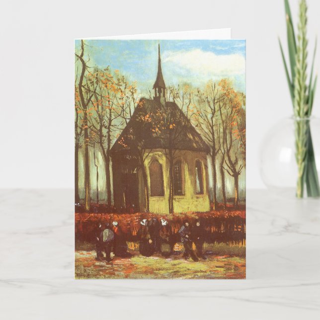 Cartes Pour Fêtes Annuelles Chapelle de Van Gogh à Nuenen (Devant)