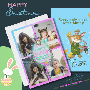 Cartes Pour Fêtes Annuelles Chaque lapin accueille la photo de Pâques