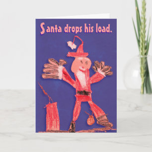 Cartes Pour Fêtes Annuelles Chargement des jours fériés de Père Noël