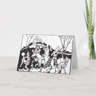 Cartes Pour Fêtes Annuelles Charivari de Noël Renaissance Médiévaliste Deco