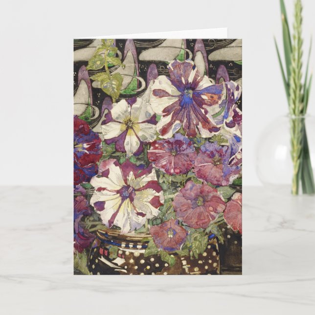 Cartes Pour Fêtes Annuelles Charles Rennie Mackintosh (Devant)