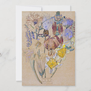Cartes Pour Fêtes Annuelles Charles Rennie Mackintosh - Mont Louis - Fleur