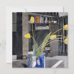 Cartes Pour Fêtes Annuelles Charles Rennie Mackintosh - Tulipes Jaunes