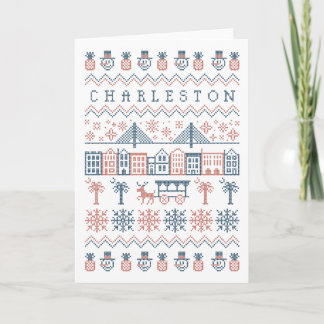 Cartes Pour Fêtes Annuelles Charleston Ugly Sweater