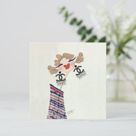 Cartes Pour Fêtes Annuelles Charlotte Est Une Bonne Illustration De Mode