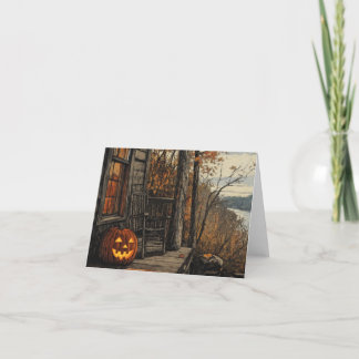 Cartes Pour Fêtes Annuelles Charmant Ferme de Halloween Rustique