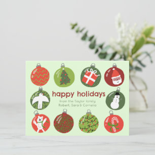 Cartes Pour Fêtes Annuelles Charmante décoration de Noël Vintage Noël PERSONNA