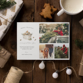 Cartes Pour Fêtes Annuelles Charme de vacances rustique | Photo vacances-famil