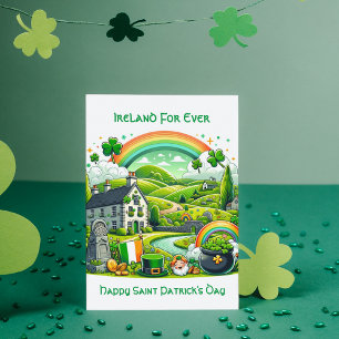 Cartes Pour Fêtes Annuelles Charme irlandais : Saint Patrick's Day
