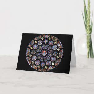 Cartes Pour Fêtes Annuelles Chartres Rose Window
