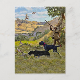 Cartes Pour Fêtes Annuelles Chasse à la perdrix de Chukar