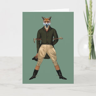 Cartes Pour Fêtes Annuelles chasse au renard